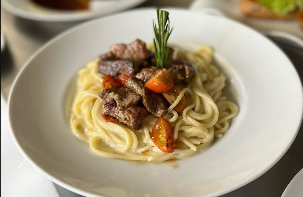 Gerichte auf einem Teller