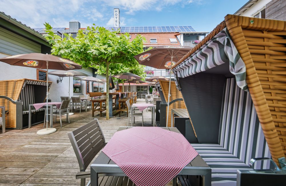 Hotel am Kamin - Biergarten und Terrasse