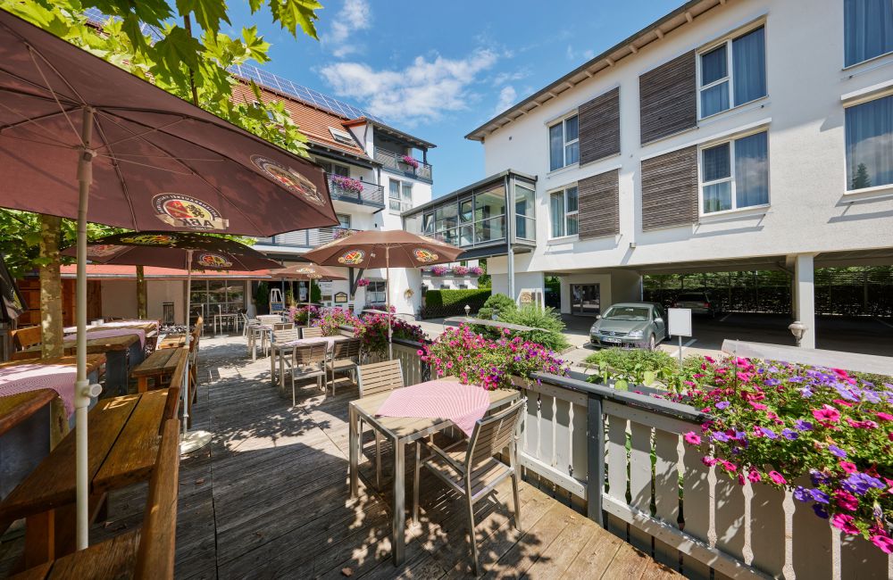 Hotel am Kamin - Biergarten und Terrasse