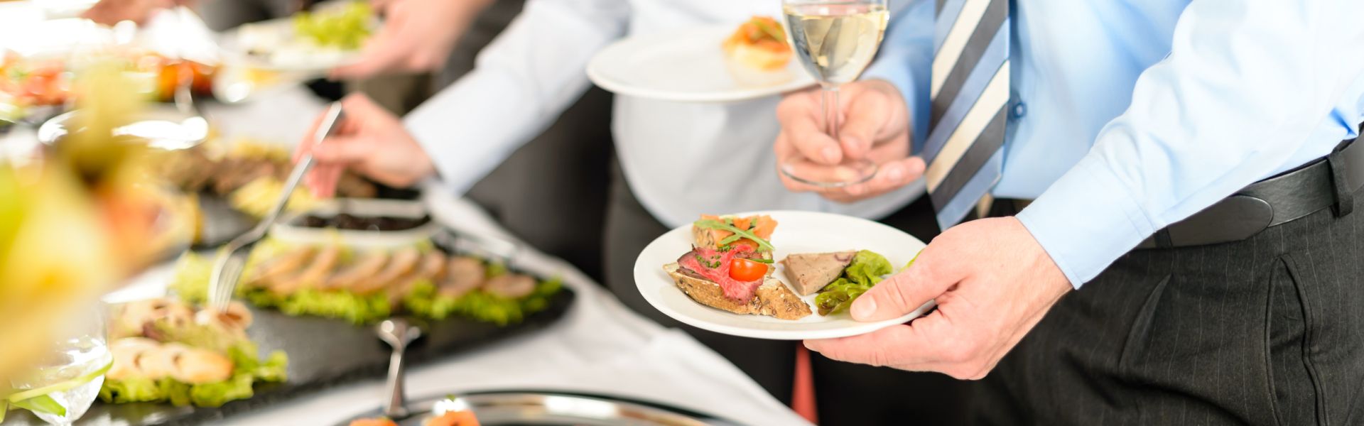 Buffet auf einem Business Event