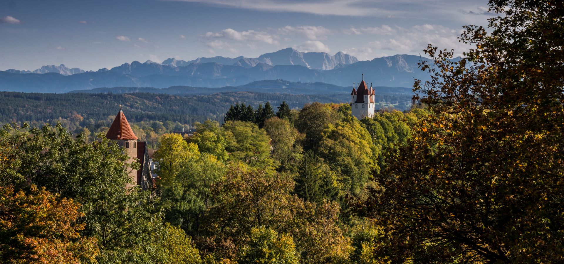 Kaufbeuren mit Ausblick