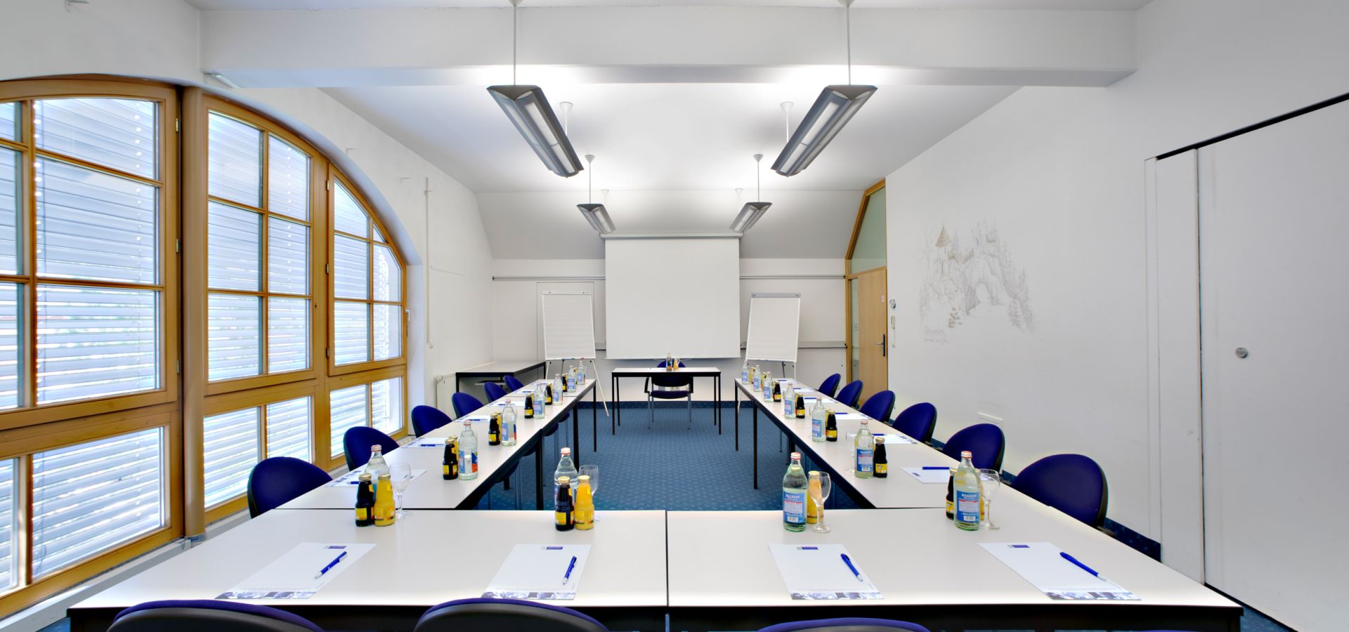 Tagungsraum im Hotel am Kamin