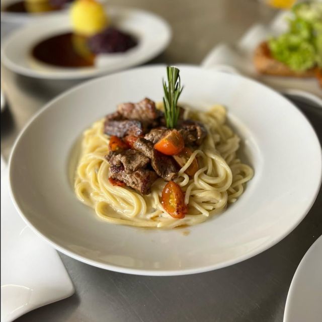 Gerichte auf einem Teller